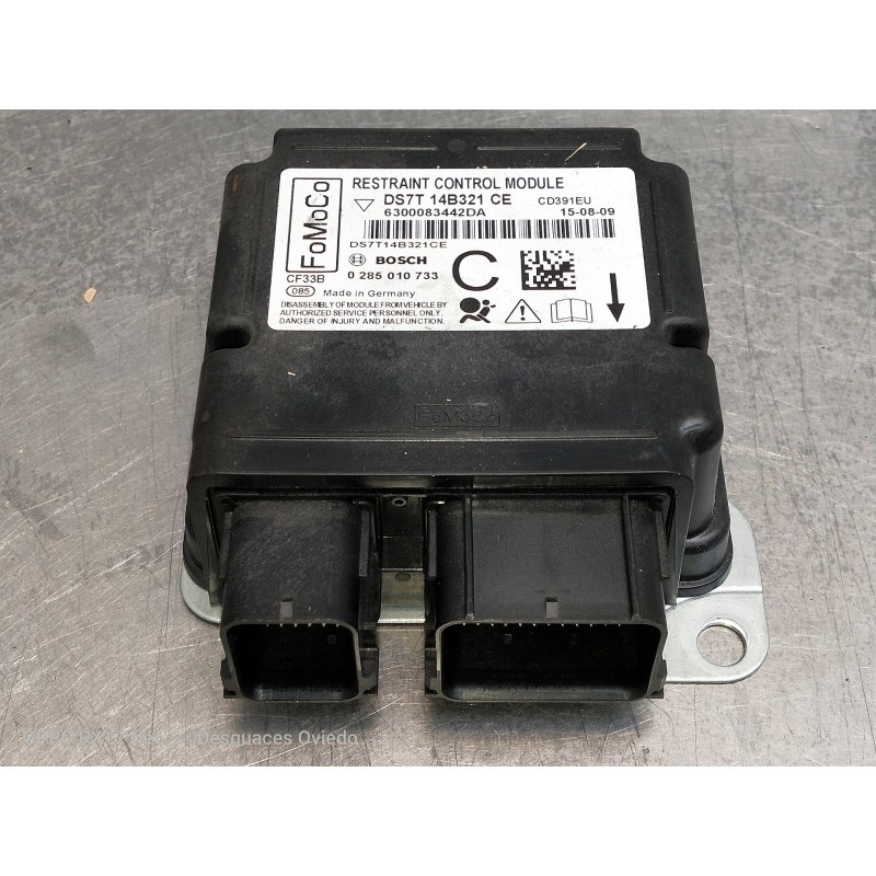 Recambio de kit airbag para ford mondeo lim. 1.5 ecoboost cat referencia OEM IAM DS7T14B321CE 0285010733 6300083442DA