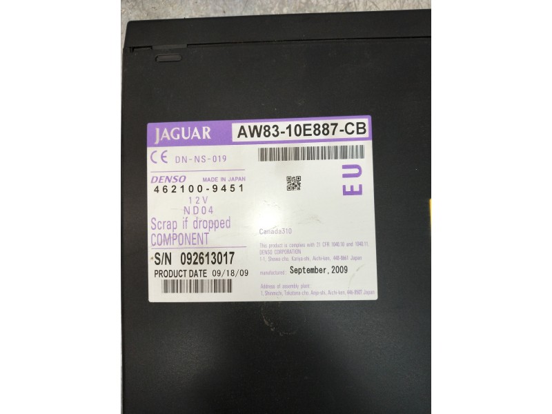 Recambio de sistema audio / radio cd para jaguar xf 3.0 v6 diesel grace referencia OEM IAM AW8310E887CB 4621009451 