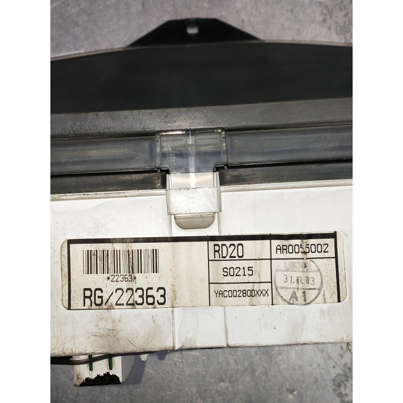 Recambio de cuadro instrumentos para mg serie 45 (rt) classic (4-ptas.) referencia OEM IAM AR0055002 RG22363 S0215 YAC002800XXX