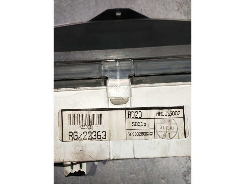 Recambio de cuadro instrumentos para mg serie 45 (rt) classic (4-ptas.) referencia OEM IAM AR0055002 RG22363 S0215 YAC002800XXX