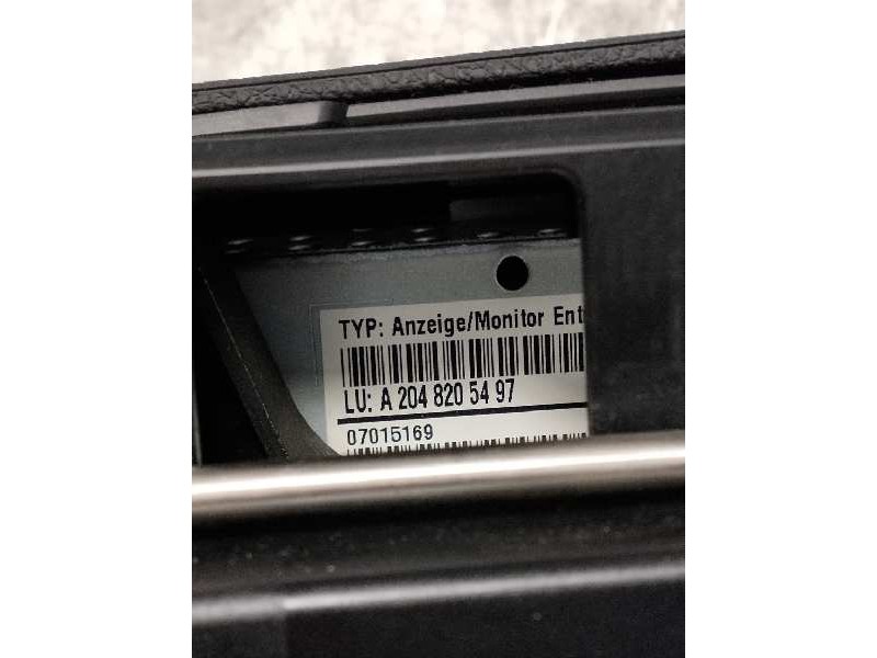 Recambio de pantalla multifuncion para mercedes clase c (w204) berlina c 220 cdi blueefficiency (204.002) referencia OEM IAM A20