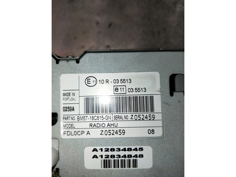 Recambio de sistema audio / radio cd para ford focus lim. (cb8) ambiente referencia OEM IAM BM5T18C815GN  