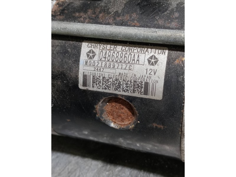 Recambio de motor arranque para chrysler voyager (rg) 2.8 crd cat referencia OEM IAM 04868860AA M002T889717C 