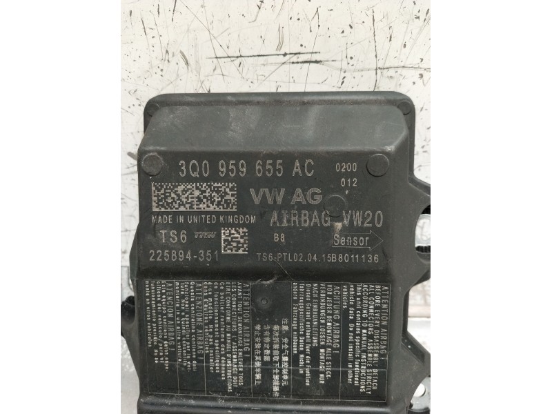 Recambio de kit airbag para seat leon (5f1) 1.6 tdi referencia OEM IAM 3Q0959655AC 225894351 15B8011136
