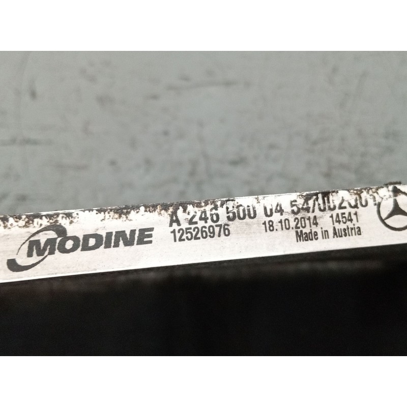 Recambio de condensador / radiador aire acondicionado para mercedes-benz clase a (w176) a 180 cdi blueefficiency (176.012) refer