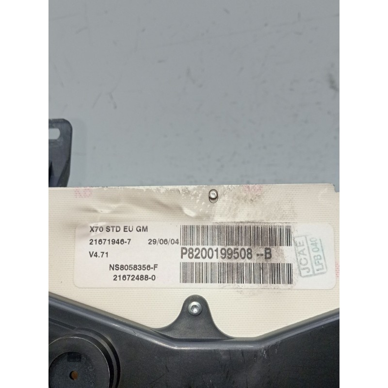 Recambio de cuadro instrumentos para opel movano a furgoneta (x70) 2.5 dti (fd) referencia OEM IAM P8200199508B NS8058356F 
