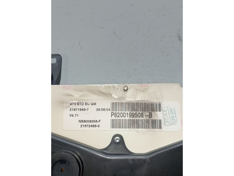 Recambio de cuadro instrumentos para opel movano a furgoneta (x70) 2.5 dti (fd) referencia OEM IAM P8200199508B NS8058356F 