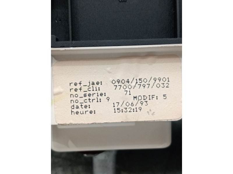 Recambio de cuadro instrumentos para renault 21 (b48_) 1.7 (b48e) referencia OEM IAM 09041509901 7700797032 