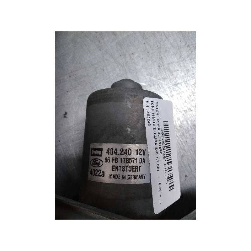 Recambio de motor limpia delantero para ford fiesta berlina (dx) 1.3 cat referencia OEM IAM 404240 96FB17B571DA 96FG17504AB