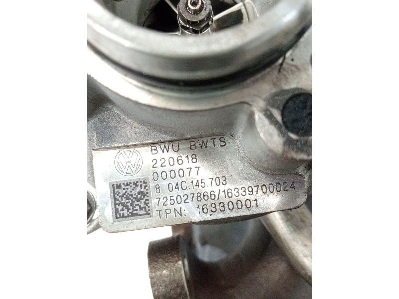 Recambio de turbocompresor para seat ibiza (kj1) reference referencia OEM IAM 04C145703 16371015060 16330001