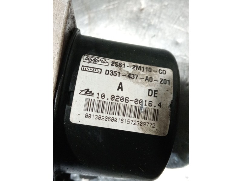 Recambio de abs para ford fiesta v (jh_, jd_) 1.4 tdci referencia OEM IAM 10096001003 2S612M110CD D351437A0Z01