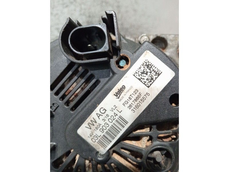 Recambio de alternador para volkswagen touran (5t1) 1.6 tdi referencia OEM IAM 03L903024L 2617865F 
