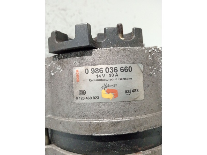 Recambio de alternador para audi 90 b3 (893, 894, 8a2) 2.3 e referencia OEM IAM 0986036660  