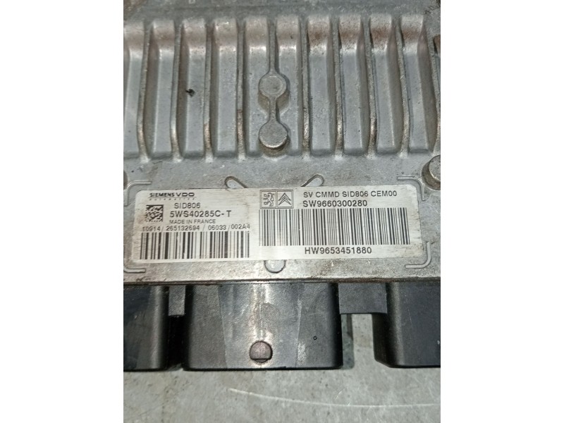 Recambio de centralita motor uce para citroën c2 enterprise (jg_) 1.4 hdi referencia OEM IAM 5WS40285CT SW9660300280 