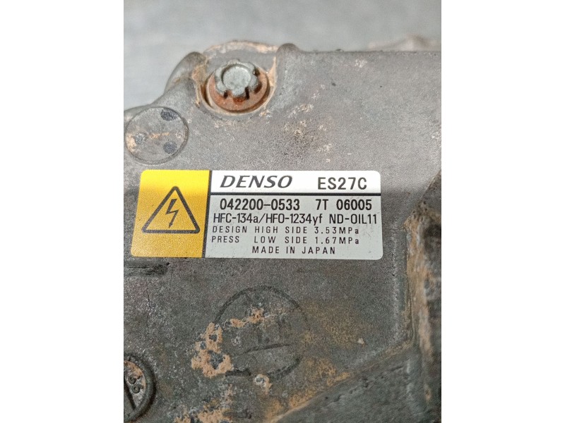 Recambio de compresor aire acondicionado para lexus nx (_z1_) 300h awd (ayz15) referencia OEM IAM 0422000533  