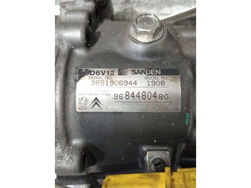 Recambio de compresor aire acondicionado para peugeot bipper (aa_) 1.4 hdi referencia OEM IAM 9684480480  