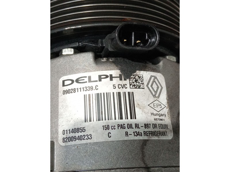 Recambio de compresor aire acondicionado para renault scénic ii (jm0/1_) 1.9 dci (jm14) referencia OEM IAM 8200940233 01140855 