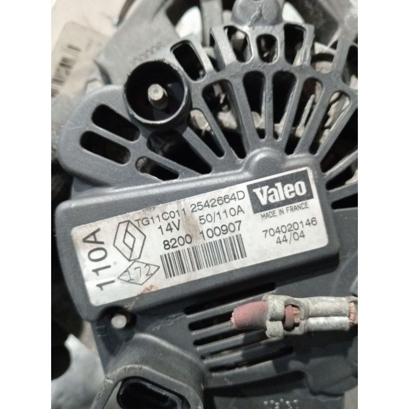 Recambio de alternador para renault megane ii sedán (lm0/1_) 1.5 dci (lm02, lm13, lm2a) referencia OEM IAM 8200100907 2542664D 