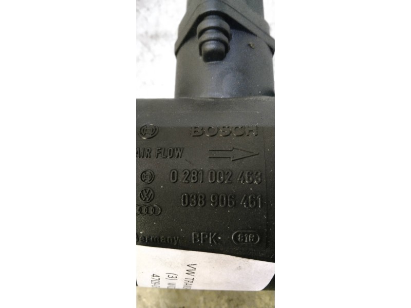 Recambio de caudalimetro para volkswagen t4 transporter/furgoneta (mod. 1991) combi referencia OEM IAM 0281002463 038906461 