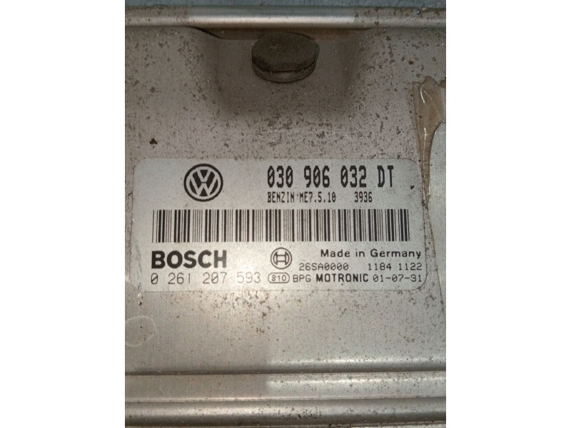 Recambio de centralita motor uce para volkswagen polo (6n2) 1.4 referencia OEM IAM 0261207593 030906032DT 