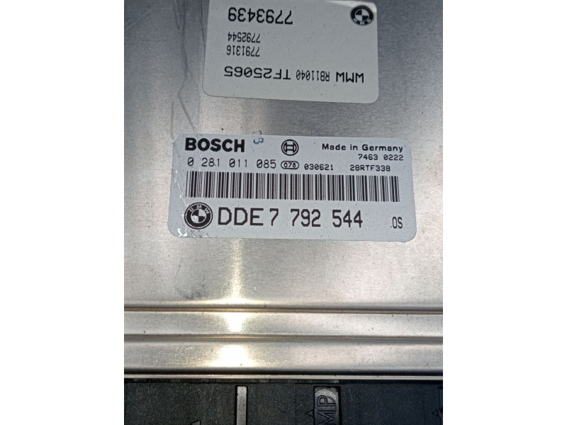 Recambio de centralita motor uce para mini mini (r50, r53) one d referencia OEM IAM 0281011085 DDE7792544 