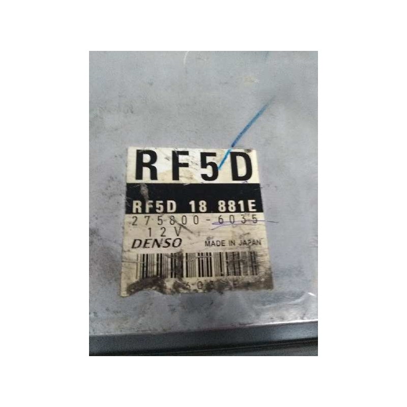Recambio de centralita motor uce para mazda 6 berlina (gg) 2.0 diesel cat referencia OEM IAM RF5D18881E 2758006035 