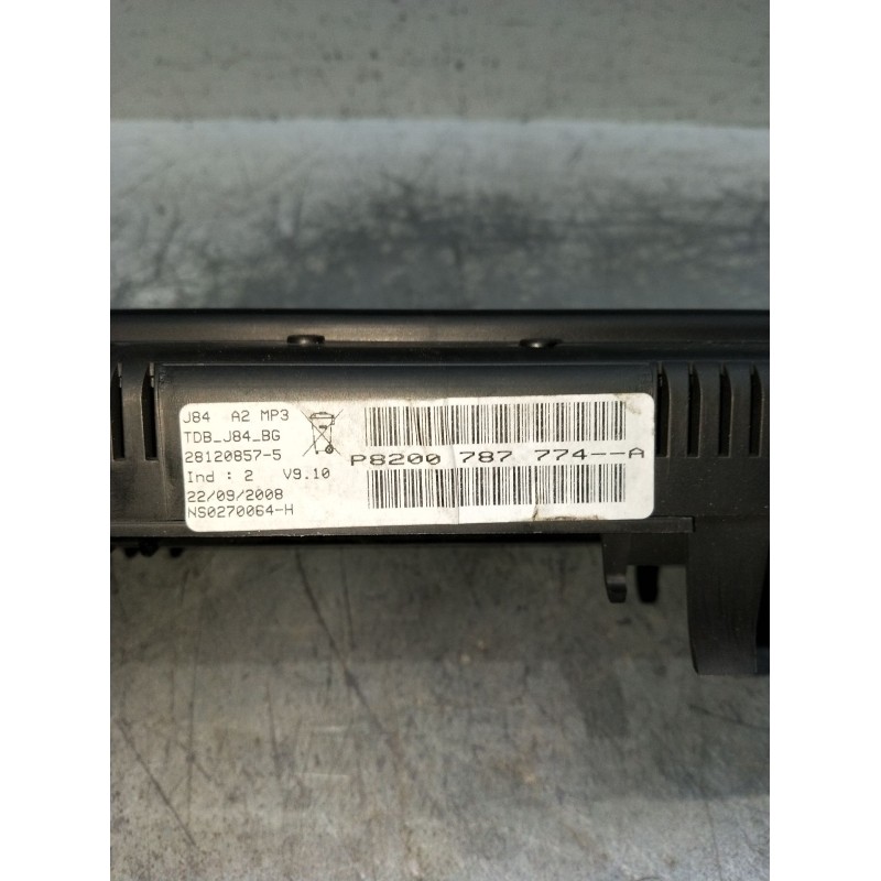 Recambio de cuadro instrumentos para renault scénic ii (jm0/1_) 1.9 dci (jm14) referencia OEM IAM P8200787774A NS0270064H 281208