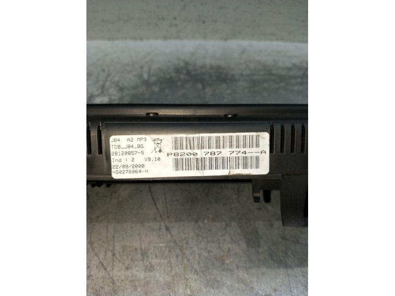 Recambio de cuadro instrumentos para renault scénic ii (jm0/1_) 1.9 dci (jm14) referencia OEM IAM P8200787774A NS0270064H 281208