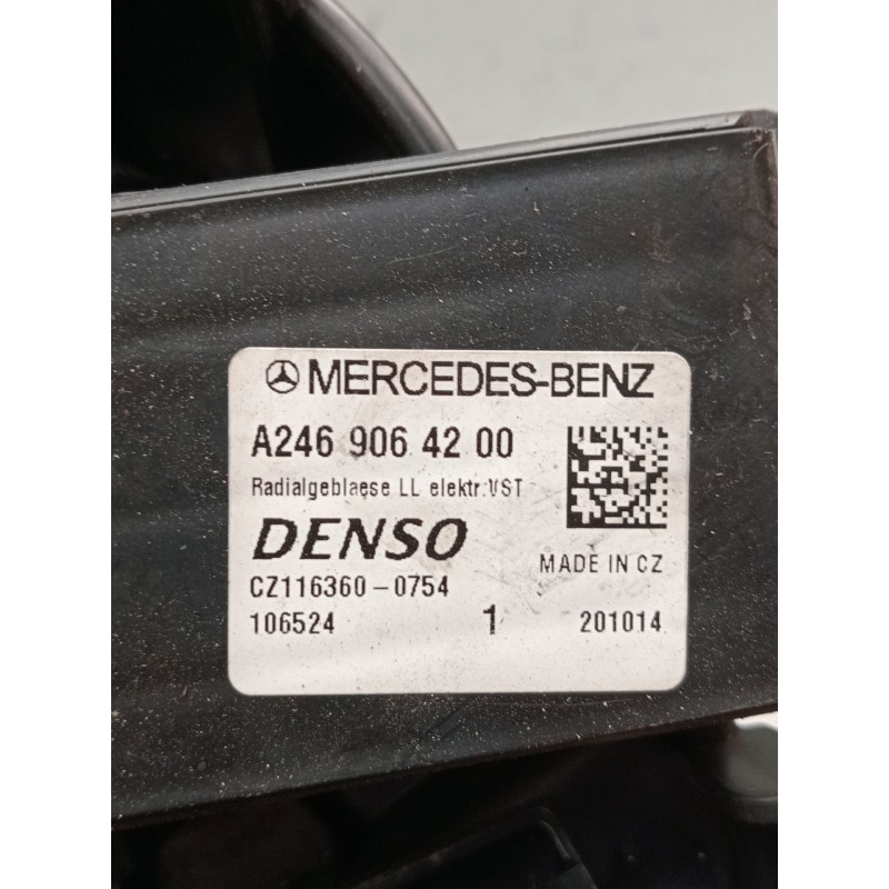 Recambio de motor calefaccion para mercedes-benz clase a (w176) a 180 cdi blueefficiency (176.012) referencia OEM IAM A246906420