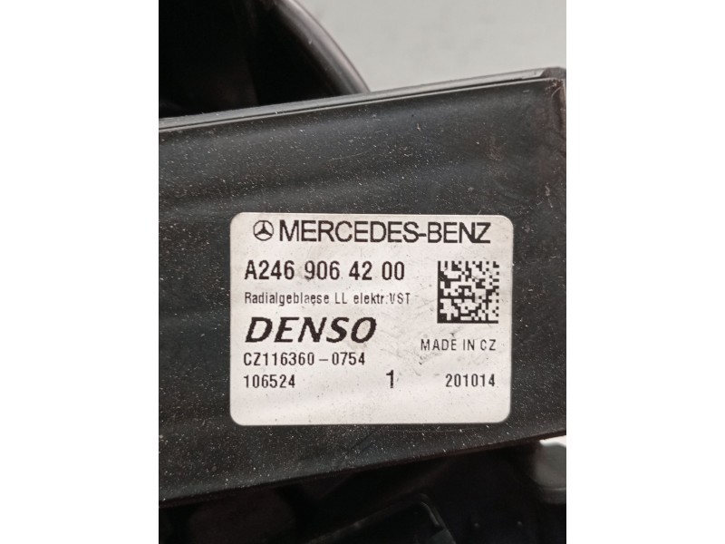 Recambio de motor calefaccion para mercedes-benz clase a (w176) a 180 cdi blueefficiency (176.012) referencia OEM IAM A246906420