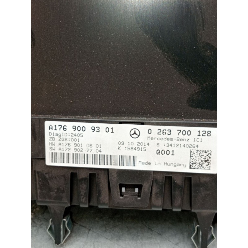 Recambio de cuadro instrumentos para mercedes-benz clase a (w176) a 180 cdi blueefficiency (176.012) referencia OEM IAM A1769009