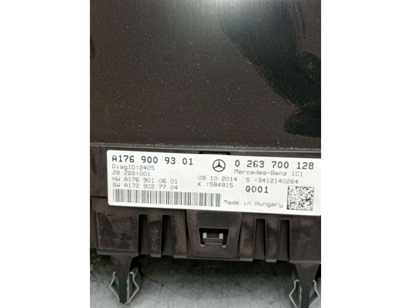 Recambio de cuadro instrumentos para mercedes-benz clase a (w176) a 180 cdi blueefficiency (176.012) referencia OEM IAM A1769009