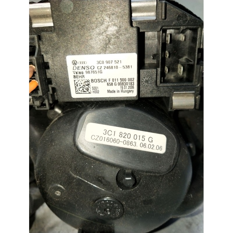 Recambio de motor calefaccion para volkswagen passat b6 (3c2) 2.0 tdi 16v referencia OEM IAM 3C0907521 F011500002 987651G 3C1820