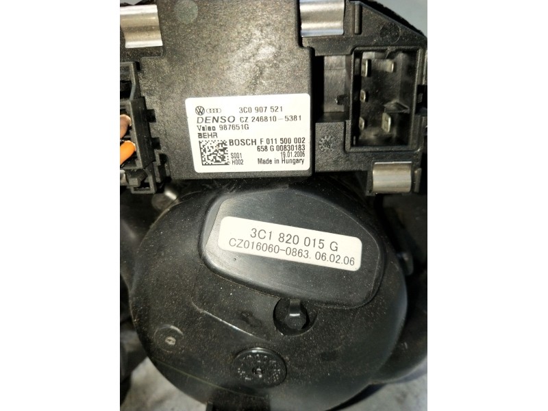 Recambio de motor calefaccion para volkswagen passat b6 (3c2) 2.0 tdi 16v referencia OEM IAM 3C0907521 F011500002 987651G 3C1820