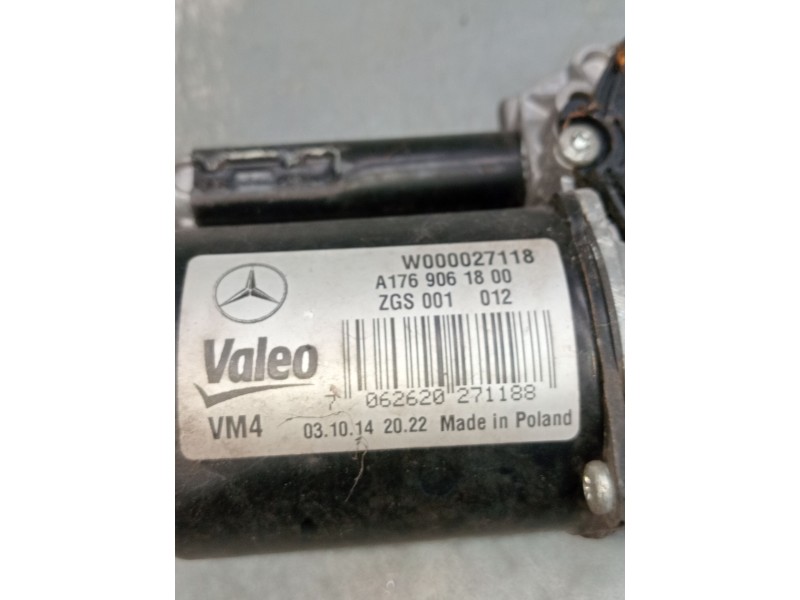 Recambio de motor limpia delantero para mercedes-benz clase a (w176) a 180 cdi blueefficiency (176.012) referencia OEM IAM A1769