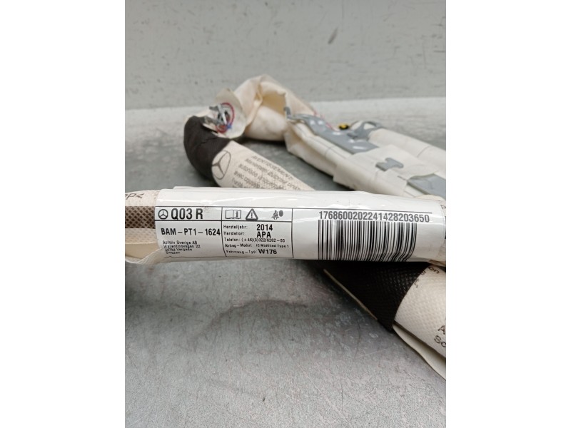 Recambio de airbag cortina delantero derecho para mercedes-benz clase a (w176) a 180 cdi blueefficiency (176.012) referencia OEM