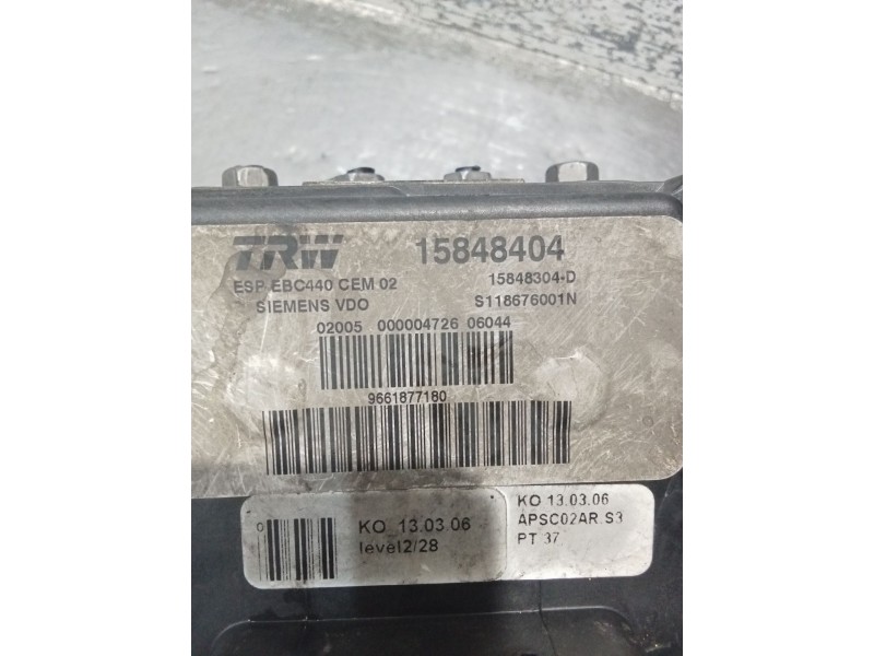 Recambio de abs para peugeot 407 coupé (6c_) 2.7 hdi referencia OEM IAM K71979042 15848304D S118676001N 