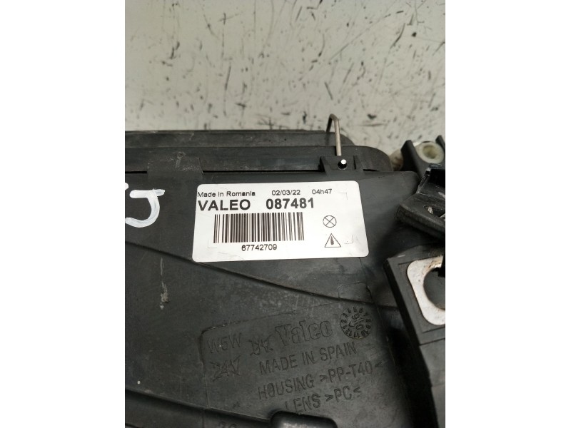 Recambio de faro derecho para seat toledo ii (1m2) 1.9 tdi referencia OEM IAM 087481 67742709 ver fotos