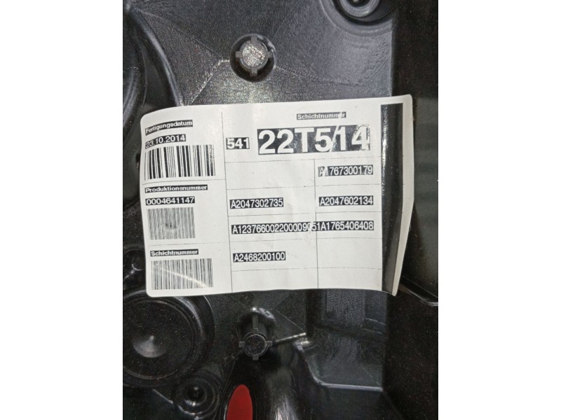 Recambio de elevalunas trasero izquierdo para mercedes-benz clase a (w176) a 180 cdi blueefficiency (176.012) referencia OEM IAM