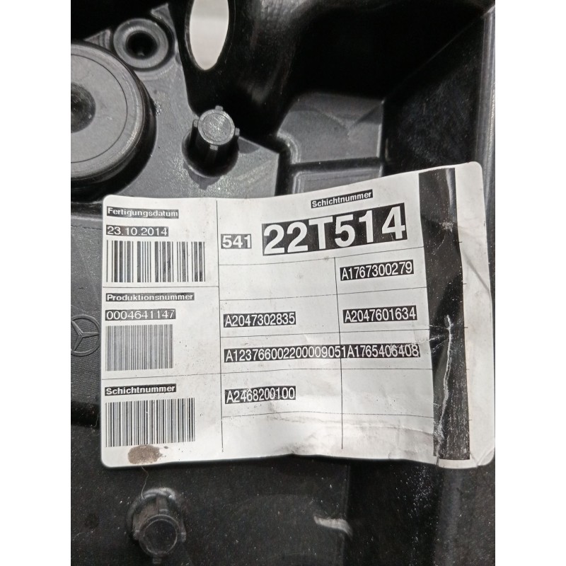 Recambio de elevalunas trasero derecho para mercedes-benz clase a (w176) a 180 cdi blueefficiency (176.012) referencia OEM IAM 5