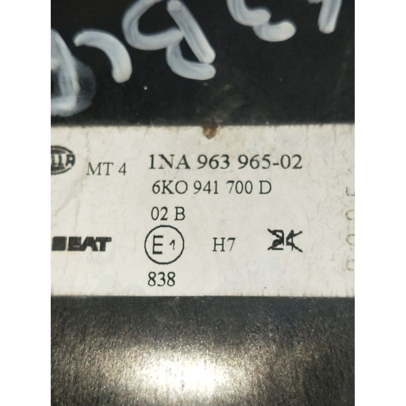 Recambio de faro antiniebla derecho para seat ibiza ii (6k1) 1.4 i referencia OEM IAM 6K0941700D 96396502 