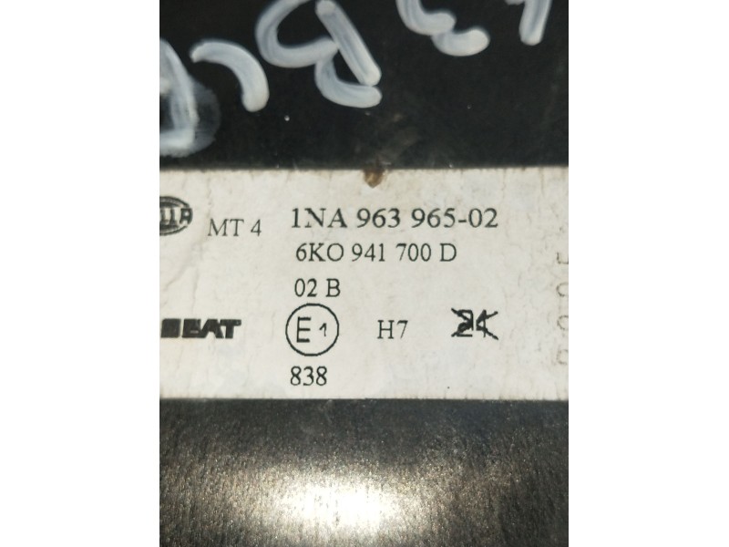 Recambio de faro antiniebla derecho para seat ibiza ii (6k1) 1.4 i referencia OEM IAM 6K0941700D 96396502 