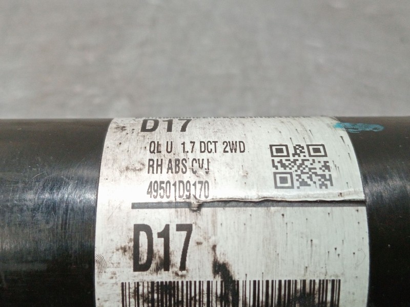 Recambio de transmision delantera derecha para hyundai tucson (tl, tle) 1.7 crdi referencia OEM IAM 49501D9170  