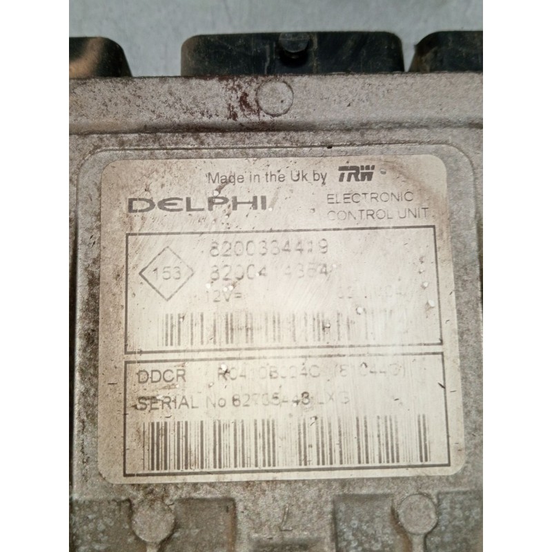 Recambio de centralita motor uce para renault megane ii sedán (lm0/1_) 1.5 dci (lm02, lm13, lm2a) referencia OEM IAM 8200334419 
