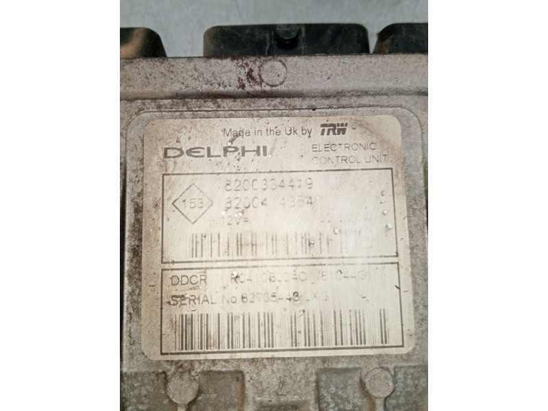 Recambio de centralita motor uce para renault megane ii sedán (lm0/1_) 1.5 dci (lm02, lm13, lm2a) referencia OEM IAM 8200334419 