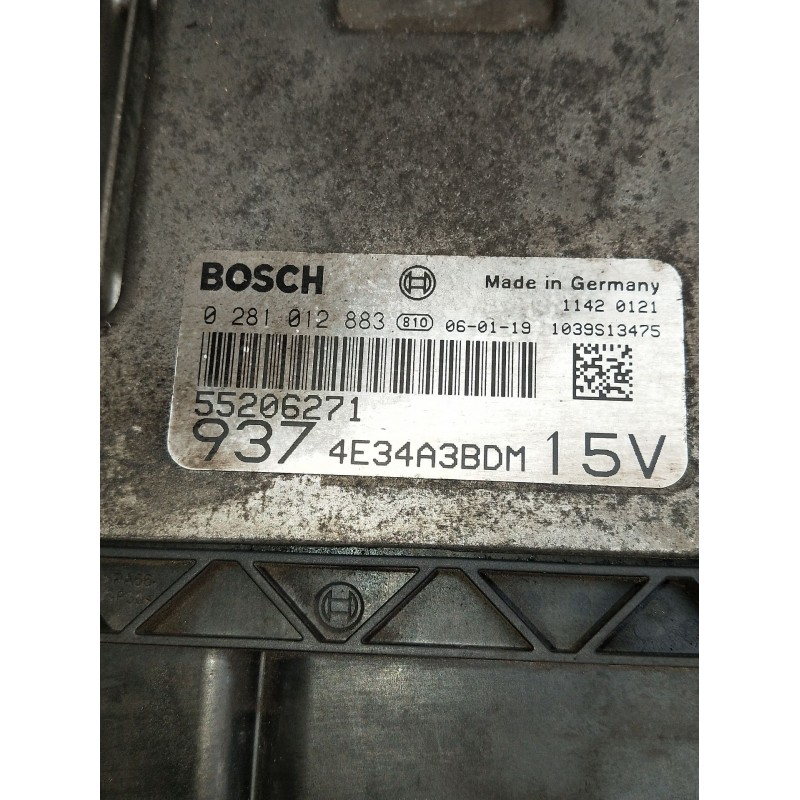 Recambio de centralita motor uce para alfa romeo gt (937_) 1.9 jtd (937cxn1b) referencia OEM IAM 0281012883 55206271 4E34A3BDM