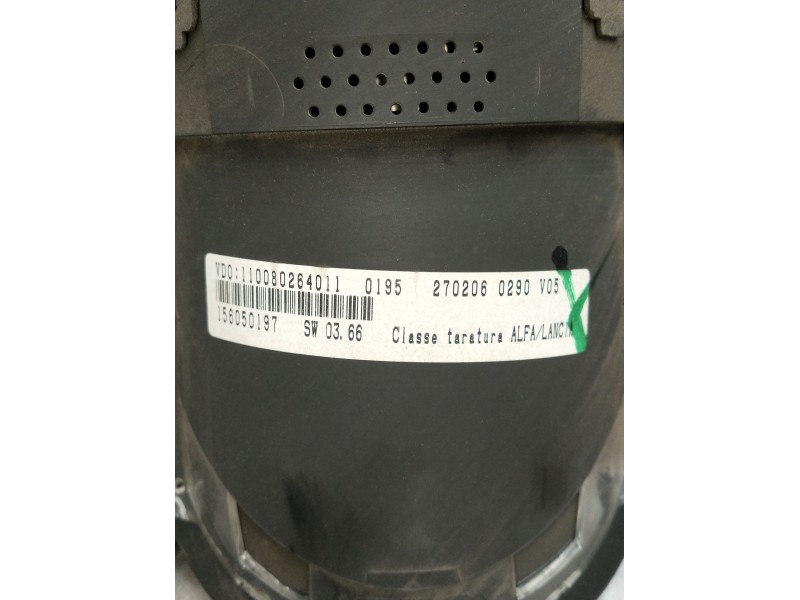 Recambio de cuadro instrumentos para alfa romeo gt (937_) 1.9 jtd (937cxn1b) referencia OEM IAM 110080264011 156050197 270206029