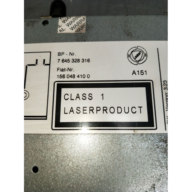 Recambio de sistema audio / radio cd para alfa romeo gt (937_) 1.9 jtd (937cxn1b) referencia OEM IAM   