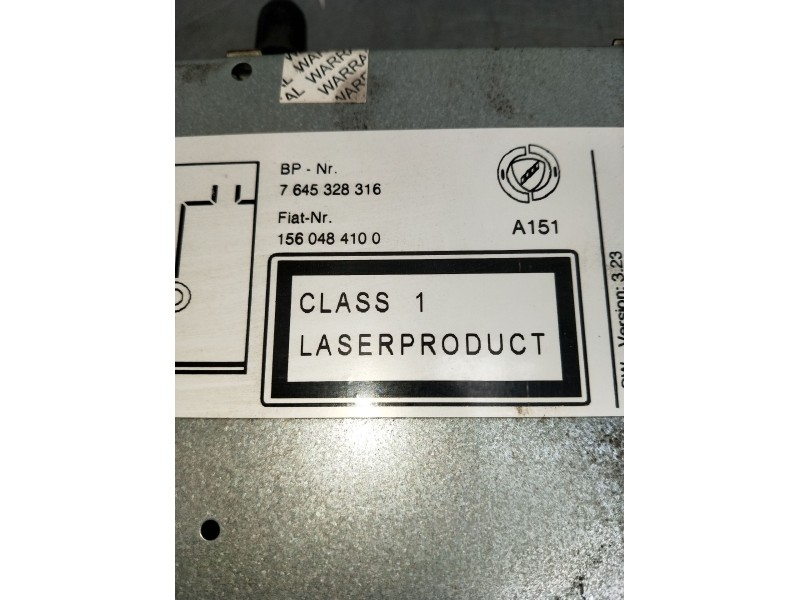 Recambio de sistema audio / radio cd para alfa romeo gt (937_) 1.9 jtd (937cxn1b) referencia OEM IAM   