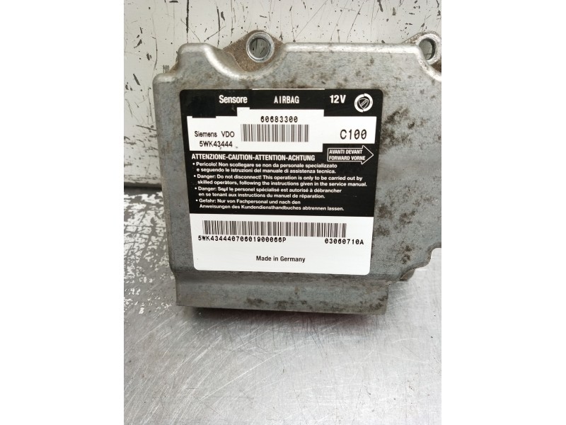 Recambio de centralita airbag para alfa romeo gt (937_) 1.9 jtd (937cxn1b) referencia OEM IAM 5WK43444 60683300 03060710A